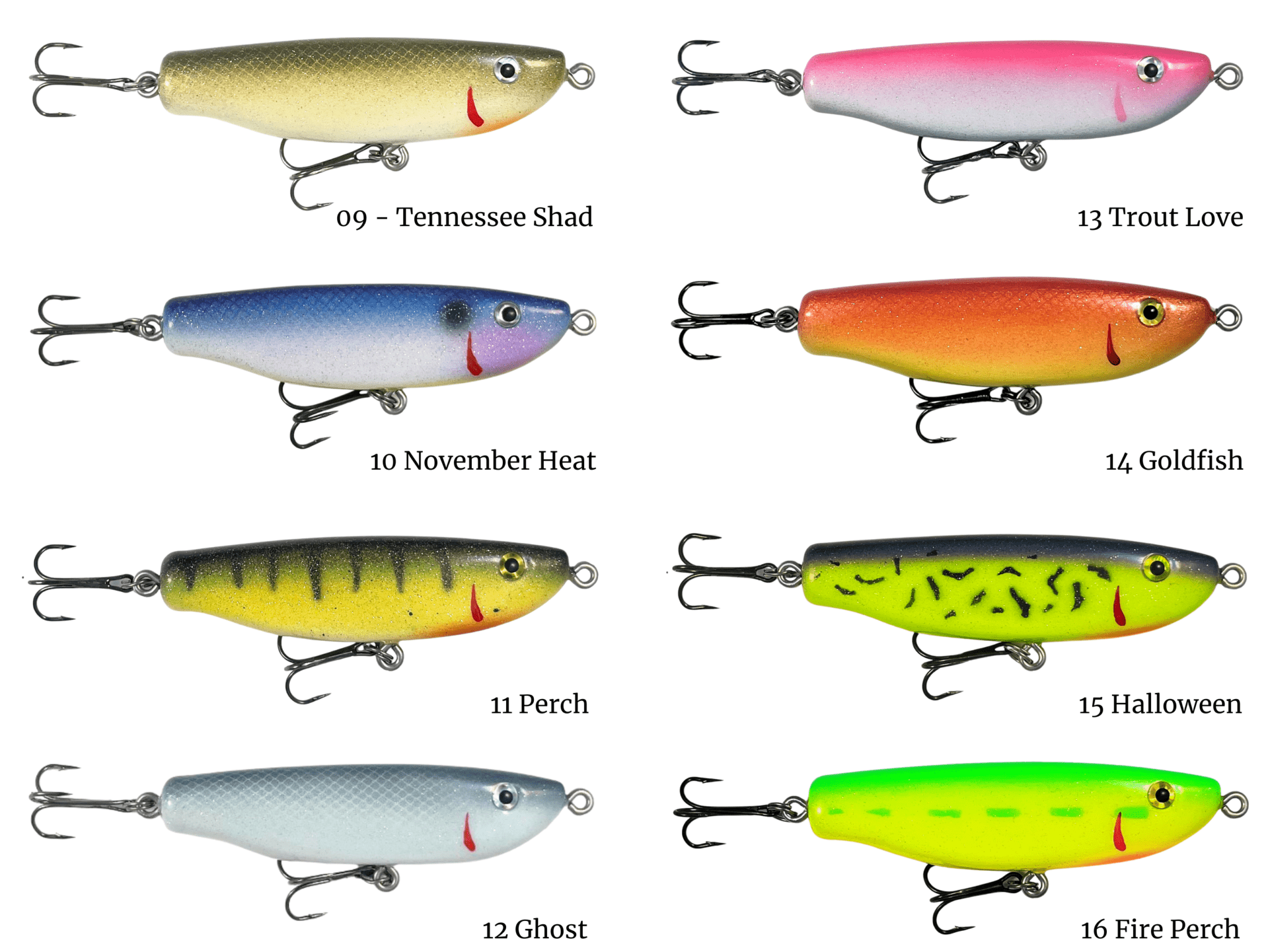 Lures 9-16